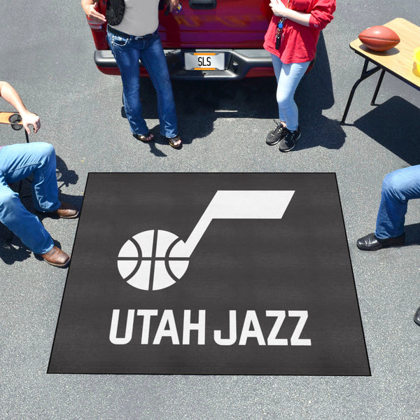 NBA - Utah Jazz Tailgater Mat with Name & Symbol Logo