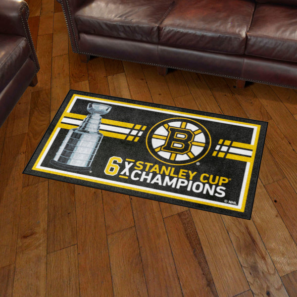 NHL - Boston Bruins Dynasty 3x5 Rug