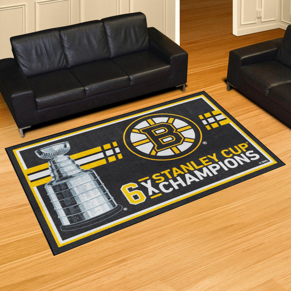 NHL - Boston Bruins Dynasty 5x8 Rug