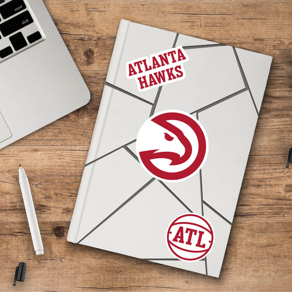 NBA - Atlanta Hawks Decal 3-pk