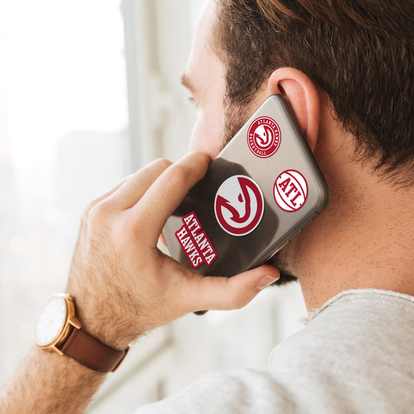 NBA - Atlanta Hawks Mini Decal 12-pk