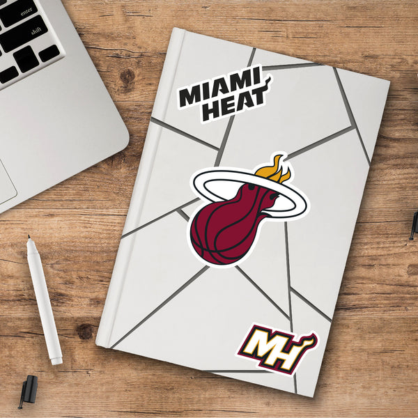 NBA - Miami Heat Decal 3-pk