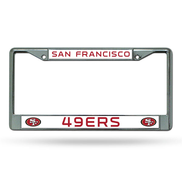 '-FC License Frame (Chrome)-True Sports Fan