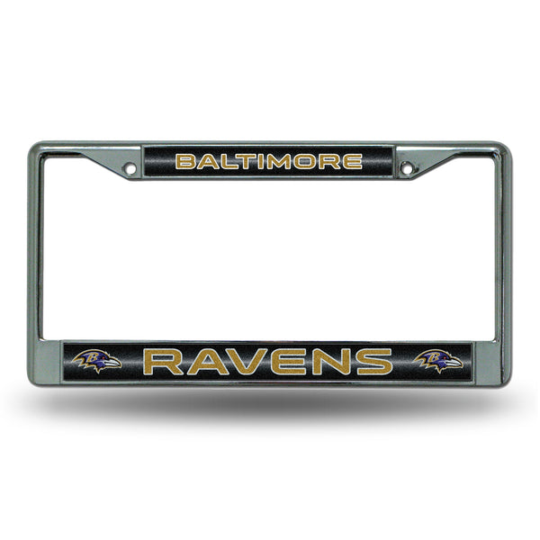 '-FCGL License Frame (Chrome Glitter)-True Sports Fan