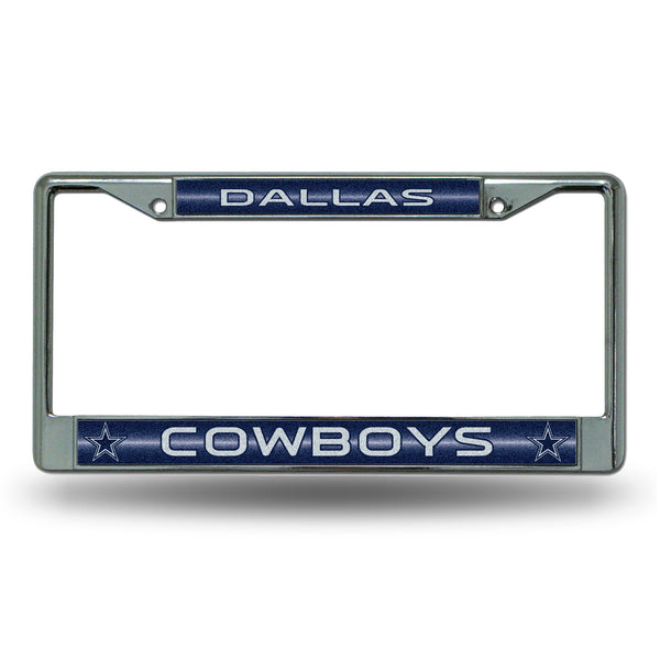 '-FCGL License Frame (Chrome Glitter)-True Sports Fan