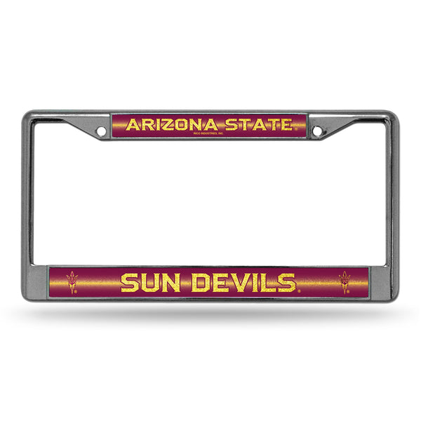 '-FCGL License Frame (Chrome Glitter)-True Sports Fan