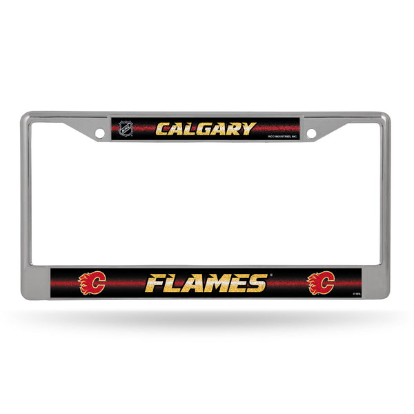 '-FCGL License Frame (Chrome Glitter)-True Sports Fan