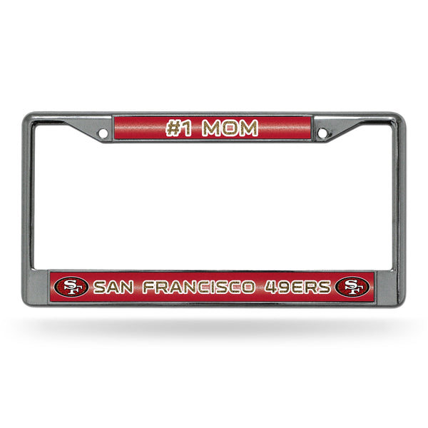 '-FCGL License Frame (Chrome Glitter)-True Sports Fan