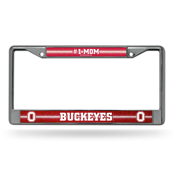 '-FCGL License Frame (Chrome Glitter)-True Sports Fan