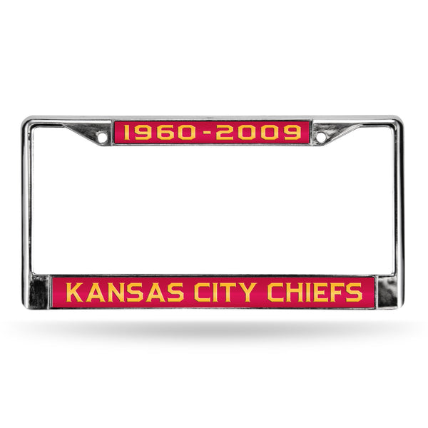 '-FCL Chrome Laser License Frame-True Sports Fan