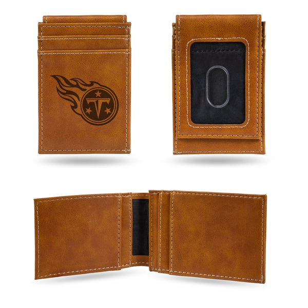 '-LEFPW Laser Engraved Front Pocket Wallet-True Sports Fan