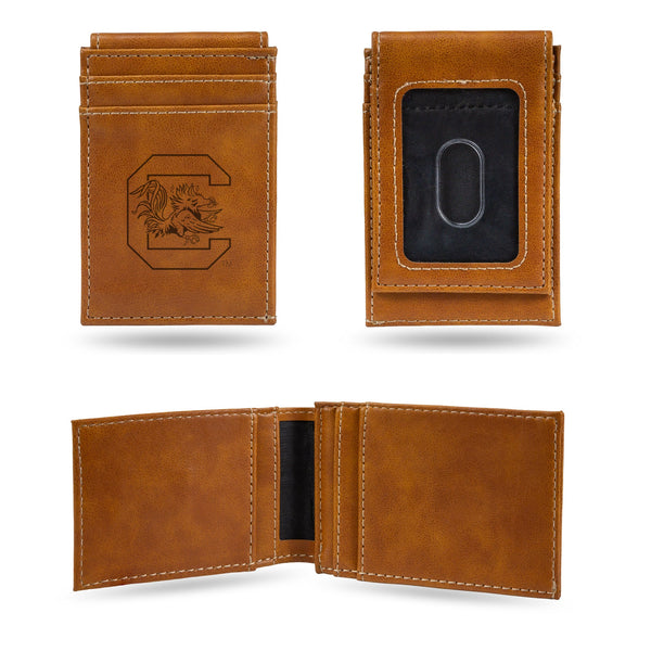 '-LEFPW Laser Engraved Front Pocket Wallet-True Sports Fan