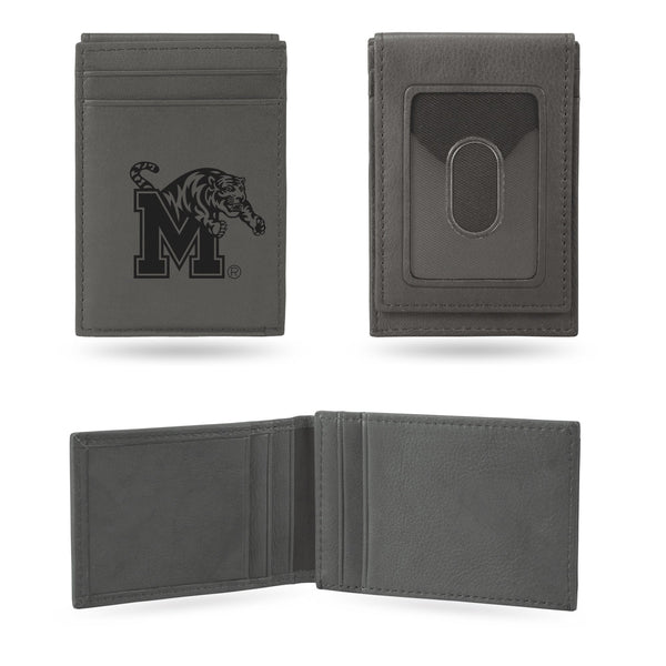'-LEFPW Laser Engraved Front Pocket Wallet-True Sports Fan