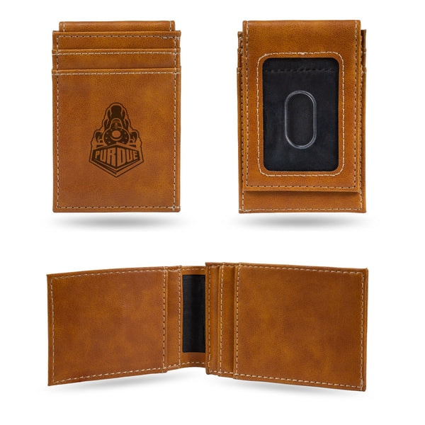 '-LEFPW Laser Engraved Front Pocket Wallet-True Sports Fan