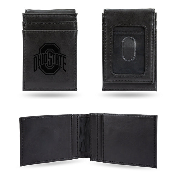 '-LEFPW Laser Engraved Front Pocket Wallet-True Sports Fan