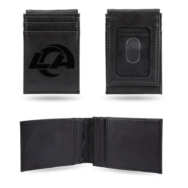 '-LEFPW Laser Engraved Front Pocket Wallet-True Sports Fan