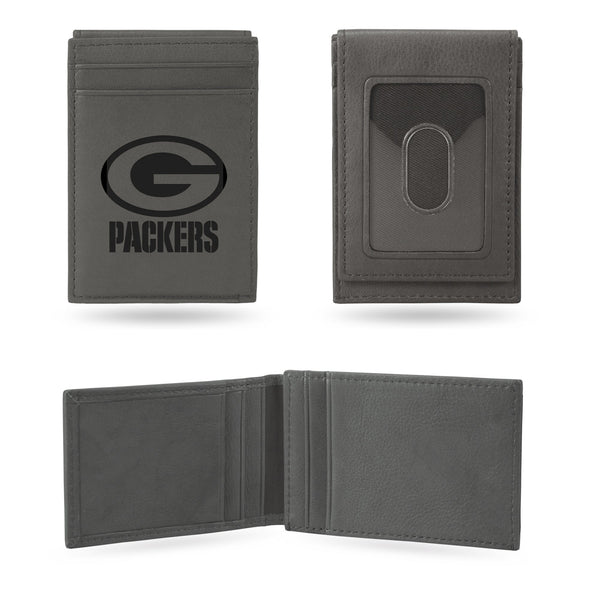 '-LEFPW Laser Engraved Front Pocket Wallet-True Sports Fan