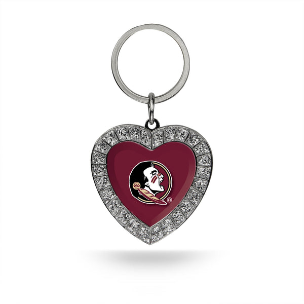'-MKH Metal Key Chain (Bling Heart)-True Sports Fan