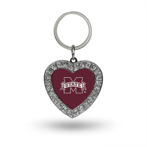 '-MKH Metal Key Chain (Bling Heart)-True Sports Fan