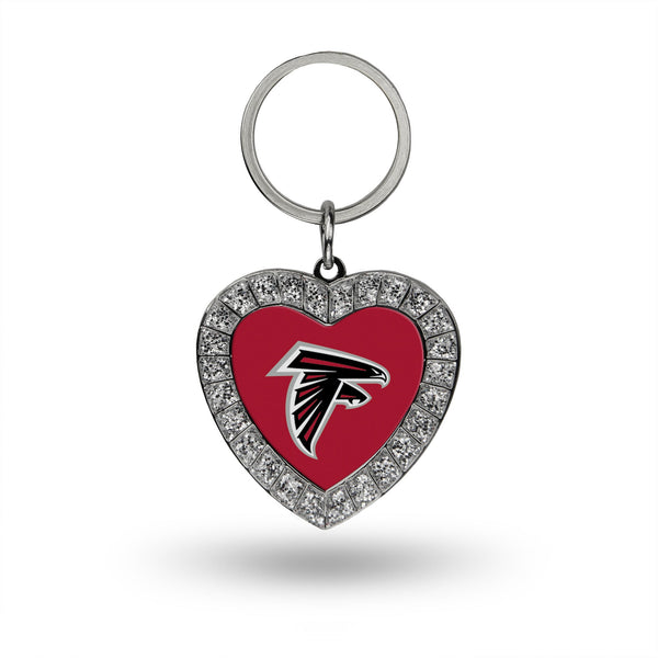 '-MKH Metal Key Chain (Bling Heart)-True Sports Fan