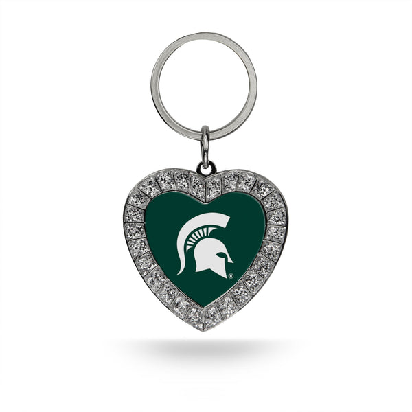 '-MKH Metal Key Chain (Bling Heart)-True Sports Fan