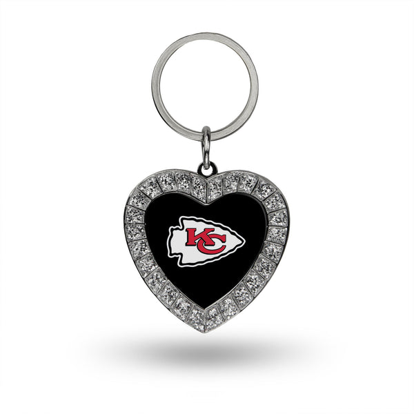 '-MKH Metal Key Chain (Bling Heart)-True Sports Fan
