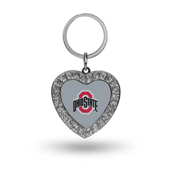 '-MKH Metal Key Chain (Bling Heart)-True Sports Fan