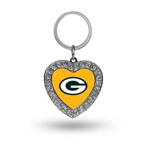 '-MKH Metal Key Chain (Bling Heart)-True Sports Fan