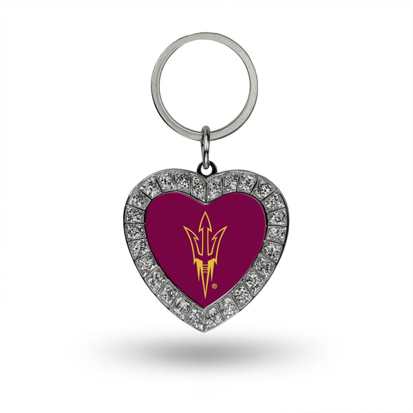 '-MKH Metal Key Chain (Bling Heart)-True Sports Fan