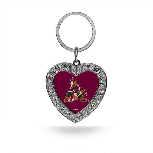 '-MKH Metal Key Chain (Bling Heart)-True Sports Fan