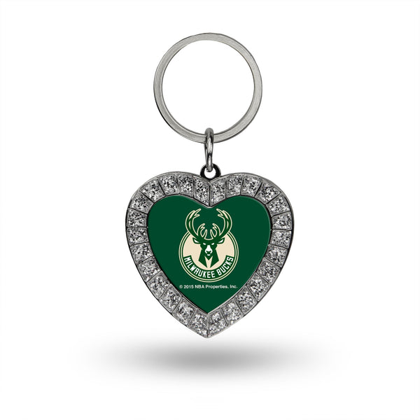 '-MKH Metal Key Chain (Bling Heart)-True Sports Fan