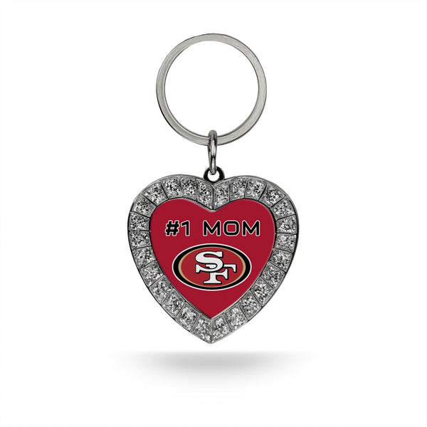 '-MKH Metal Key Chain (Bling Heart)-True Sports Fan