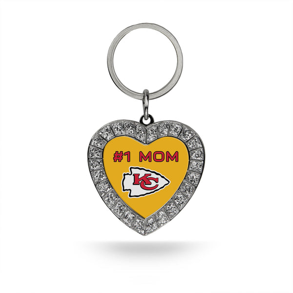 '-MKH Metal Key Chain (Bling Heart)-True Sports Fan