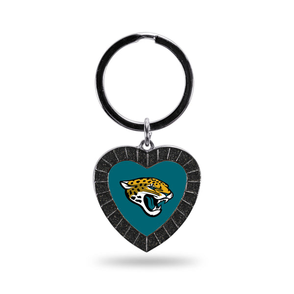 '-NMKH Rhinestone Heart Colored Keychain-True Sports Fan