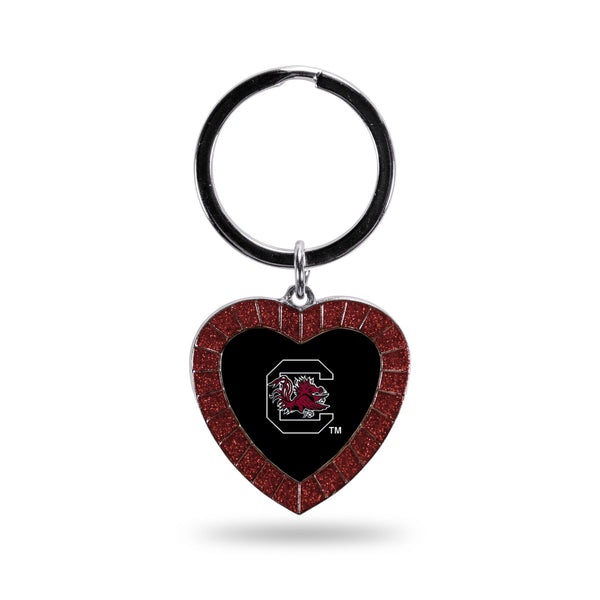 '-NMKH Rhinestone Heart Colored Keychain-True Sports Fan