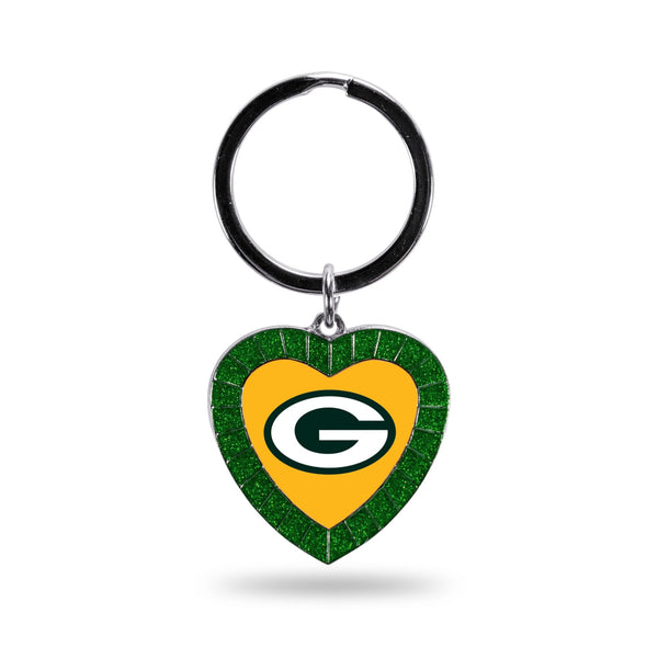 '-NMKH Rhinestone Heart Colored Keychain-True Sports Fan