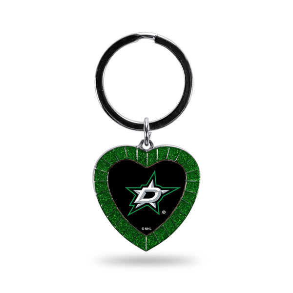 '-NMKH Rhinestone Heart Colored Keychain-True Sports Fan