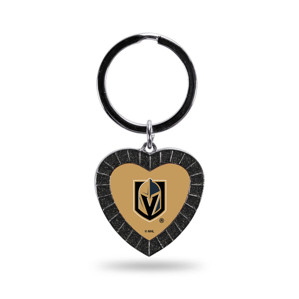'-NMKH Rhinestone Heart Colored Keychain-True Sports Fan