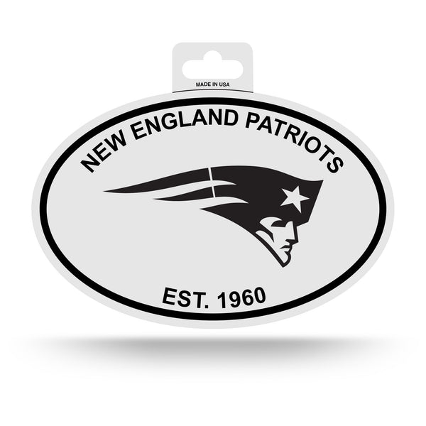 '-OVB Black and White Oval Sticker-True Sports Fan