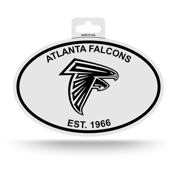 '-OVB Black and White Oval Sticker-True Sports Fan