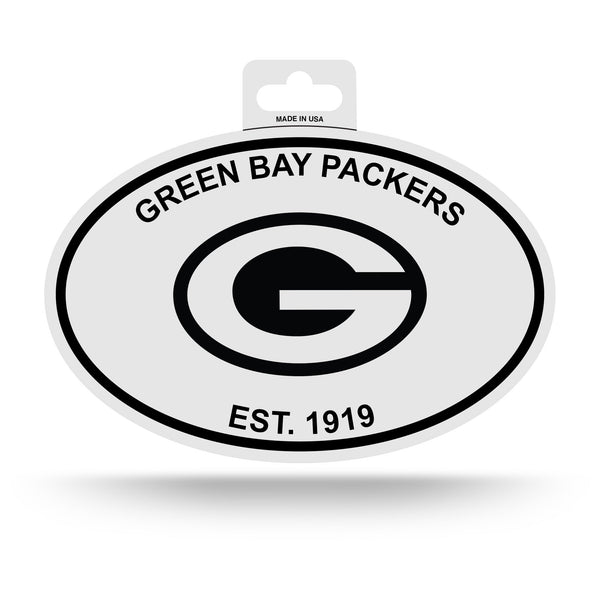'-OVB Black and White Oval Sticker-True Sports Fan