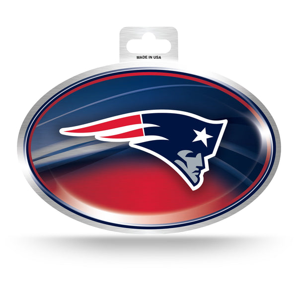 '-OVM Metallic Oval Sticker-True Sports Fan