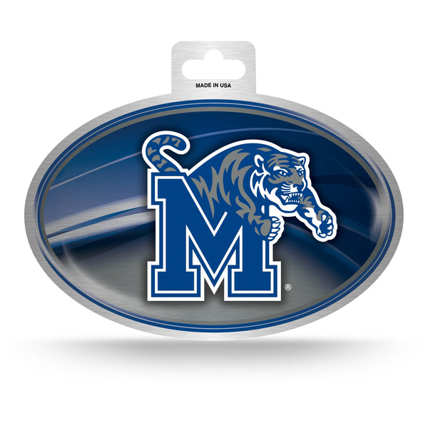 '-OVM Metallic Oval Sticker-True Sports Fan