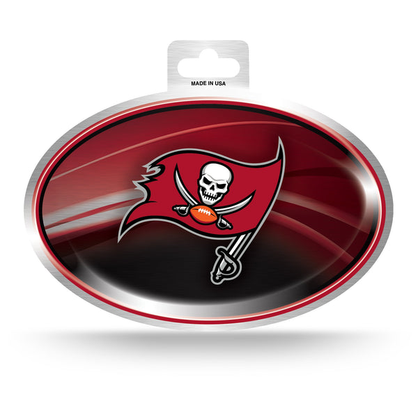 '-OVM Metallic Oval Sticker-True Sports Fan