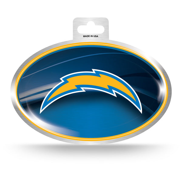 '-OVM Metallic Oval Sticker-True Sports Fan
