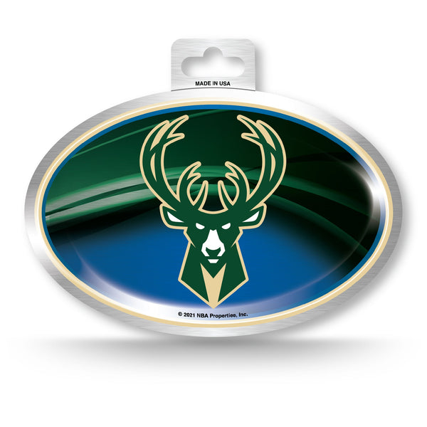 '-OVM Metallic Oval Sticker-True Sports Fan