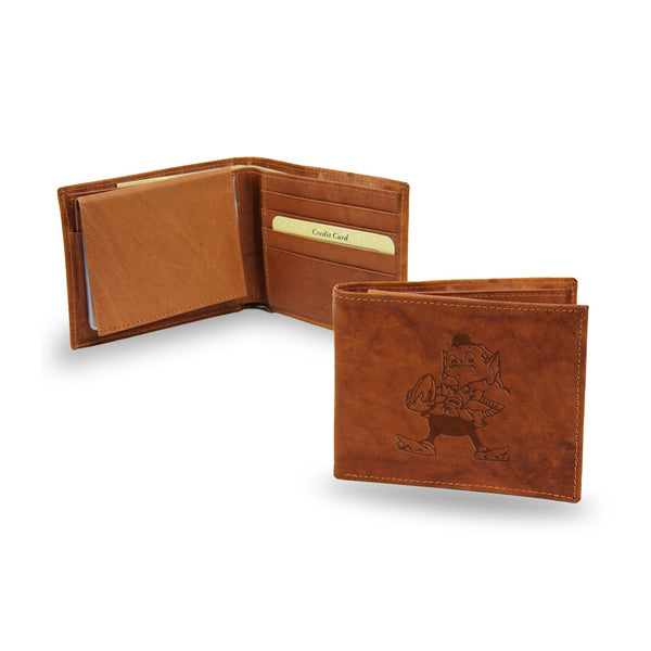 '-SBL Billfold (Pecan Cowhide)-True Sports Fan