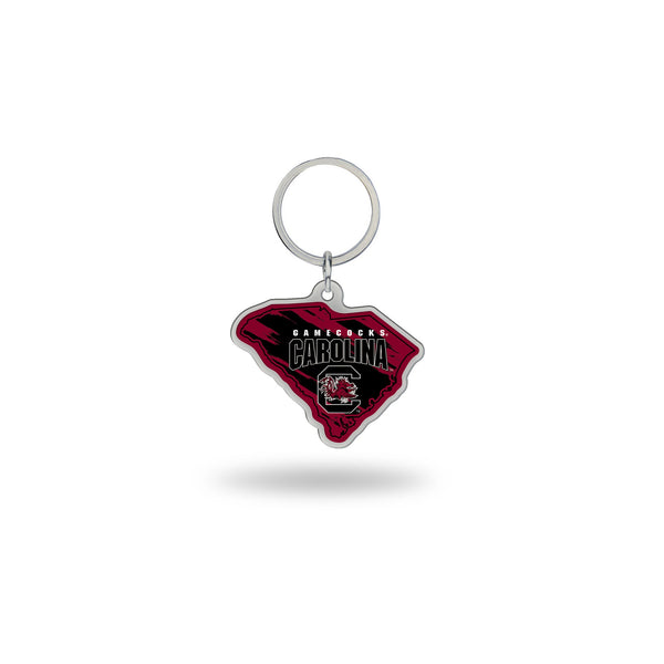 '-SSK State Shape Keychain-True Sports Fan