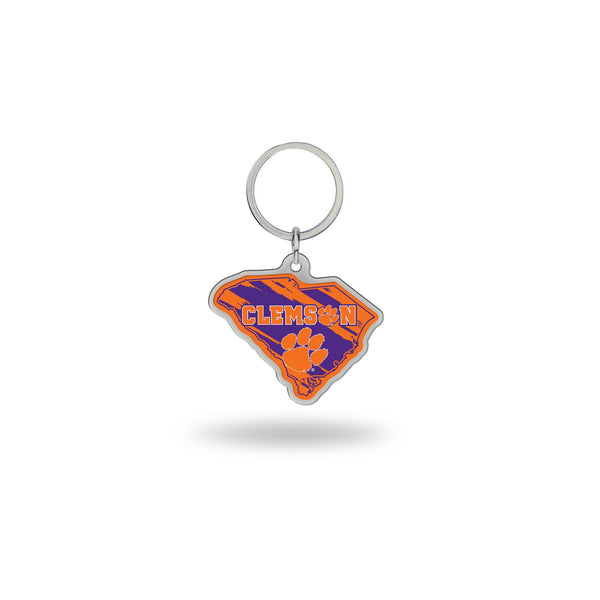 '-SSK State Shape Keychain-True Sports Fan