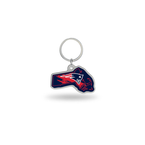 '-SSK State Shape Keychain-True Sports Fan